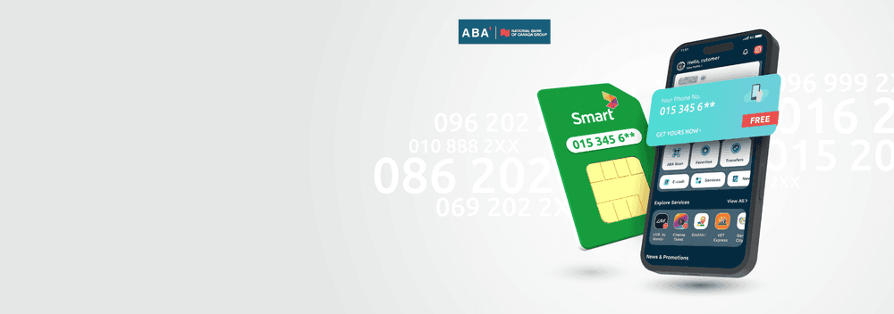 Get a special ABA account number FREE!